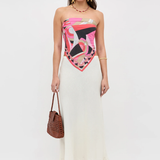 Rixo Menno Scarf - Soho Geo Pink