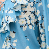 Rixo Milia Top - Amelia Bouquet Blue