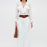 Rixo Milia Top - White