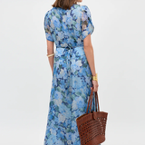 Rixo Novara Dress - Chelsea Floral Blue