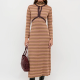 Rixo Pamela Dress - Maeve Jacquard
