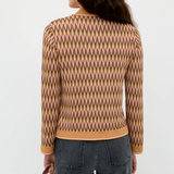 Rixo Quiniey Cardigan - Maeve Jacquard