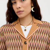 Rixo Quiniey Cardigan - Maeve Jacquard