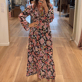 Rixo Tania Dress - Cara Floral Black