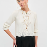 Rixo Tassia Cardigan - Cream