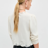 Rixo Tassia Cardigan - Cream