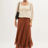 Rixo Tyla Top - Vintage Cream