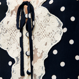 Rixo Ursula Top - Layla Dot Navy