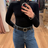 Rogues & Royals Markham Belt - Black/Silver