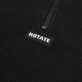 Rotate Fleece Half Zip Jacket - Black