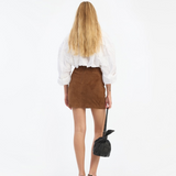 Rotate Flower Oversized Shirt - Bright White