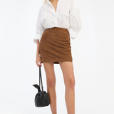 Rotate Flower Oversized Shirt - Bright White