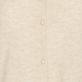 Rotate Knitted Polo Cardigan - Oxford Tan