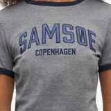 Samsoe Samsoe Sabond SS T-shirt - Mid Grey Mel.