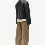 Samsoe Samsoe Salylo Leather Jacket - Black