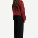 Samsoe Samsoe Salylo Suede Jacket - Fired Brick