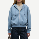 Samsoe Samsoe Sava Hoodie - Wind Blue Pigment