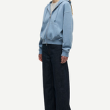 Samsoe Samsoe Sava Hoodie - Wind Blue Pigment