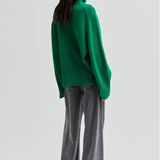 Second Female Alpha Knit T-Neck - Lush Meadow