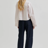 Second Female Baulo Slit Shirt - Mauve Morn