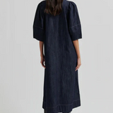Second Female Dera Denim Dress - Dark Blue Denim