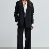 Second Female Fique Fitted Blazer - Black