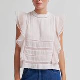 Second Female Kristel Frill Top - Crystal Pink