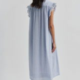 Second Female Laure Dress - Light Blue Stripe