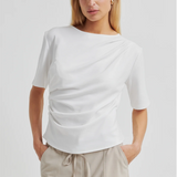 Second Female Ulina Drape Tee - White