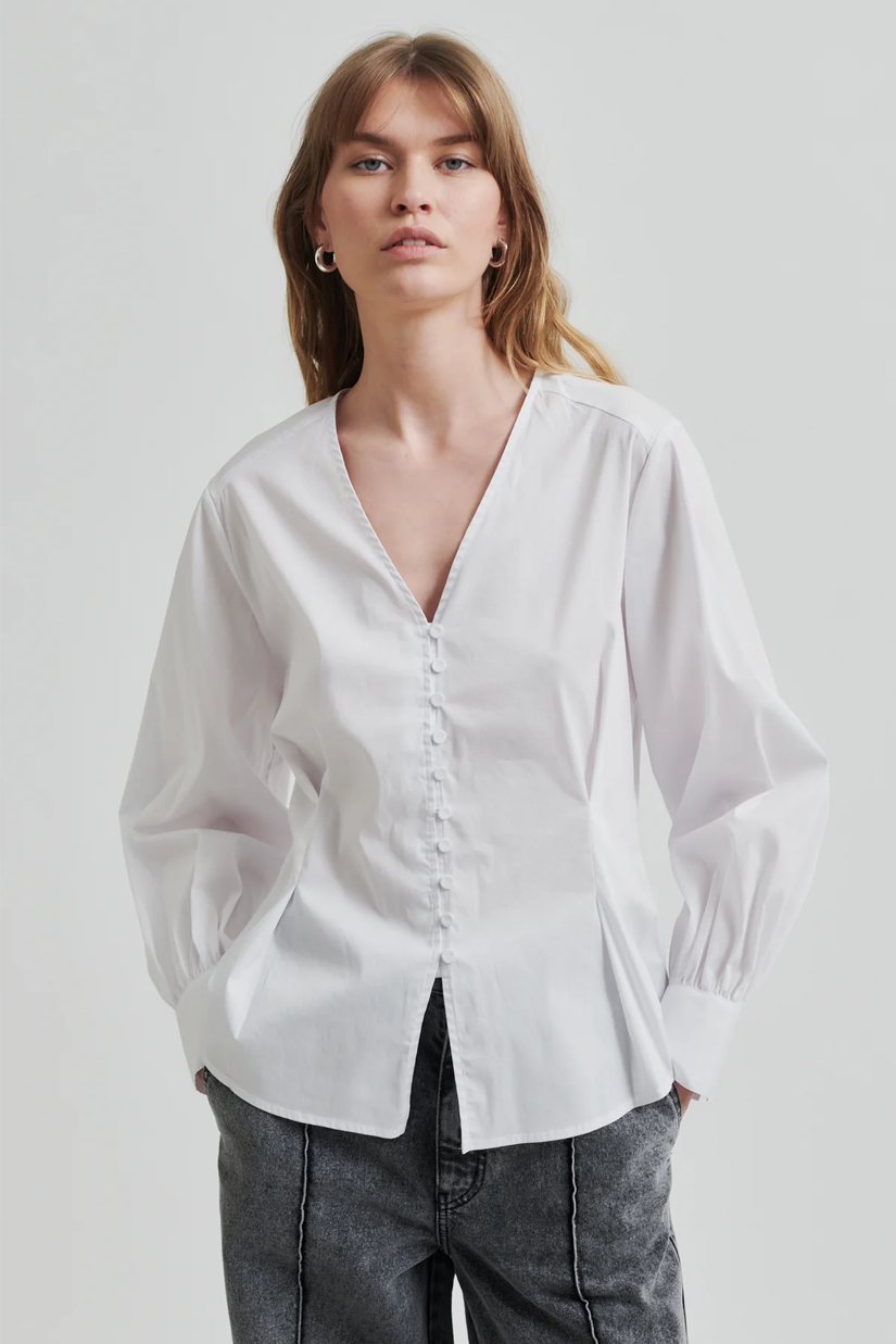 Deiji Studios Square Pocket Pant - White