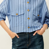 Sessun Balanca Shirt - Italian Blue