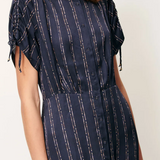 Sessun Lolong Dress - Navy Plumikat