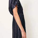 Sessun Lolong Dress - Navy Plumikat