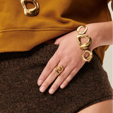 Sessun Maxie Bracelet - Dore