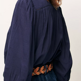 Sessun Savi Blouse - Indigo