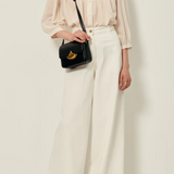 Sessun Savi Puff Sleeve Blouse - Sandblack