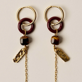 Sessun Toti Co Earring - Coffee Dore