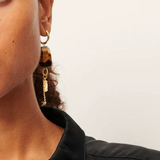 Sessun Toti Stone Earring - Tiger Blue