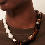 Sessun Vylie Necklace - Tiger Eye