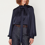 Shjark Bowie Blouse - Navy