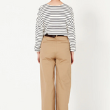 Shjark Olsen Tee - Navy/Ivory Stripe