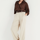 Shjark The Selbourne Trouser - Natural Linen