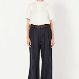 Shjark The Selbourne Trouser - Navy Linen