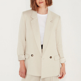 Shjark The Whitman Jacket - Natural Linen