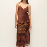 Silk Laundry Bias Cut Cami - Root