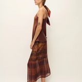 Silk Laundry Bias Cut Cami - Root