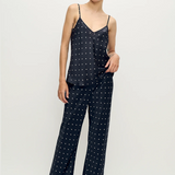 Silk Laundry Bias Cut Cami - Small Polka Dot