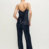 Silk Laundry Bias Cut Cami - Small Polka Dot