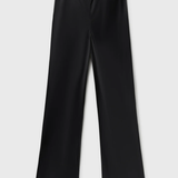 Silk Laundry Bias Cut Pants - Black