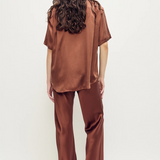 Silk Laundry Bias Cut Pants - Root